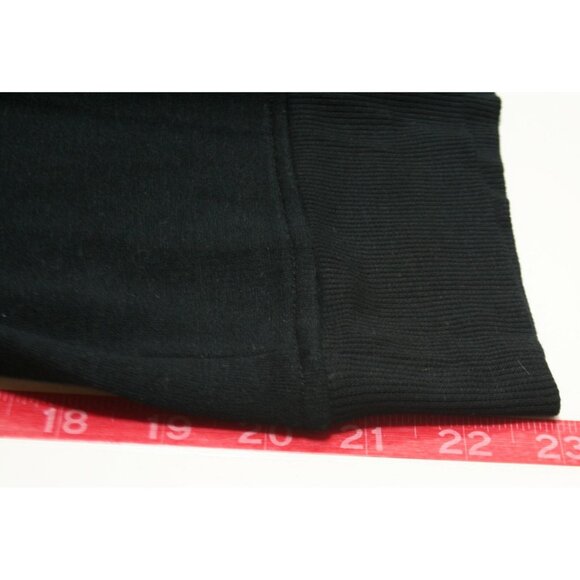 Jane & Delancey Ghost Crewneck Sweatshirt Black Womens L Cozy Halloween Spooky - Picture 5 of 5